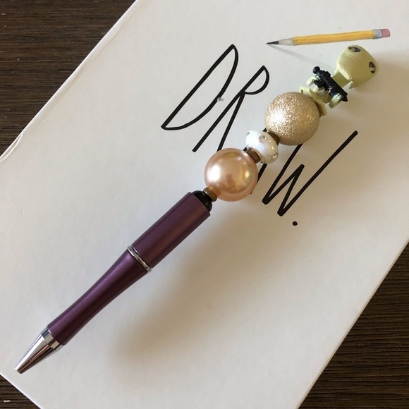 Disney Doorables: Star Wars: Battle Droid handmade beaded pen - Picture 2 of 3
